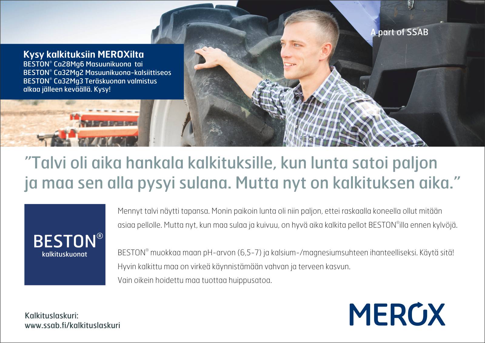 Merox ilmoitus huhtikuu 2018